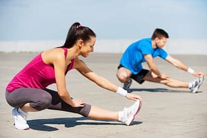 Men and Women doing Exercise