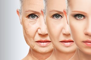 Aging process of females